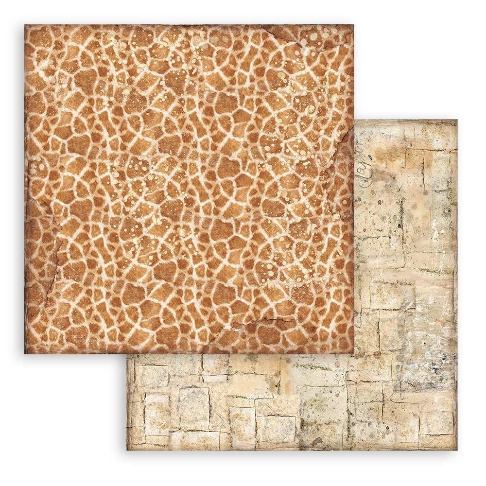 Stamperia SAVANA MAXI BACKGROUNDS 12"X12" Paper Pad