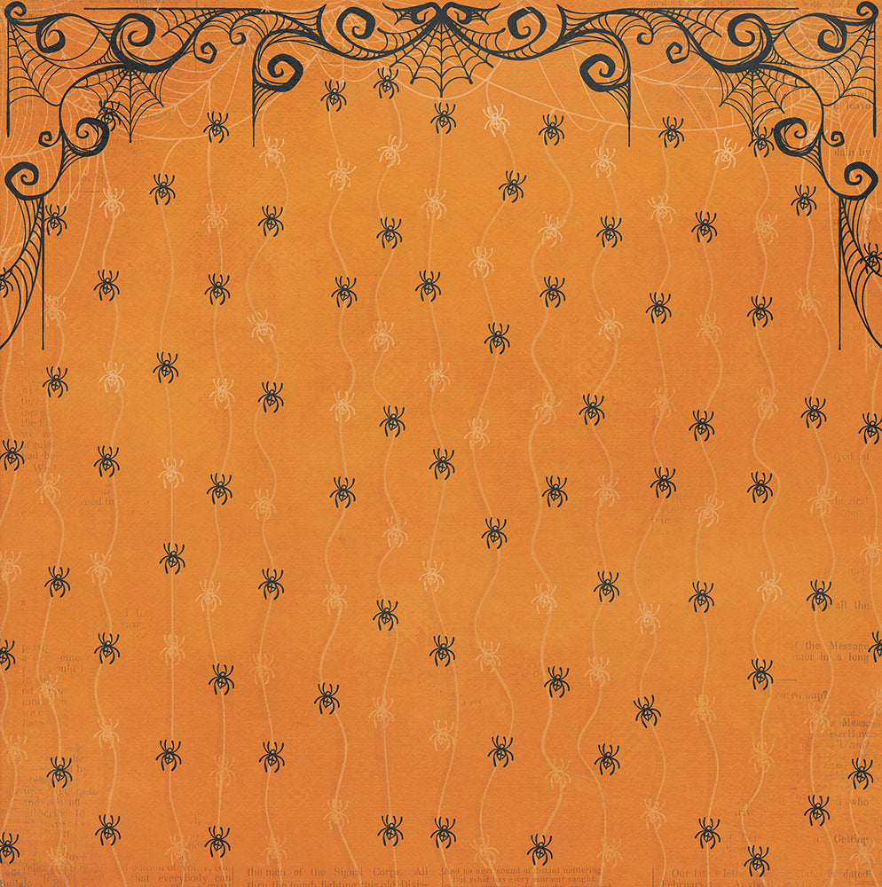 Photoplay Junque Halloween OCTOBER MOON 12X12 Scrapbook Paper