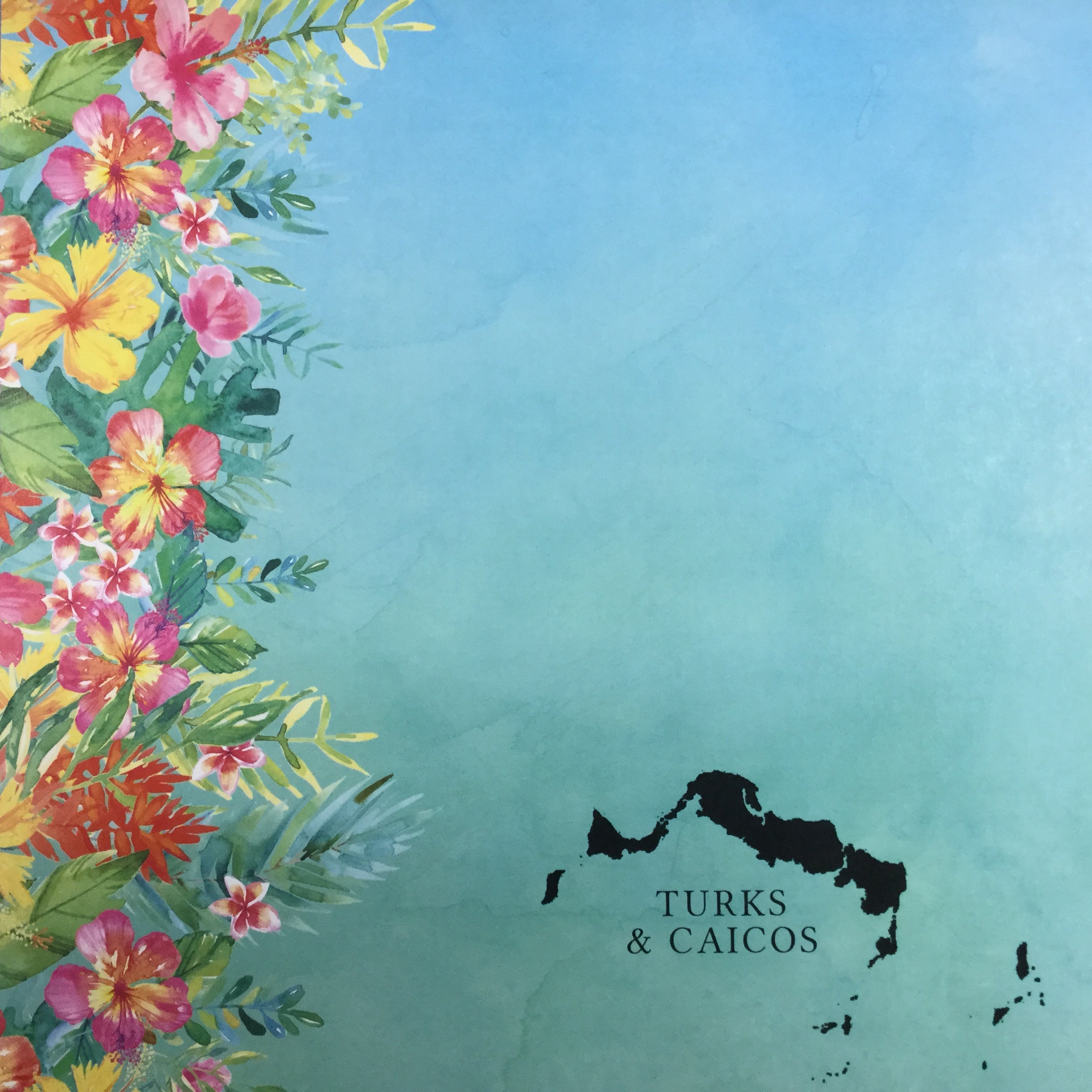 Scrapbook Customs TURKS & CAICOS Getaway 12"X12" Travel Paper Scrapbooksrus