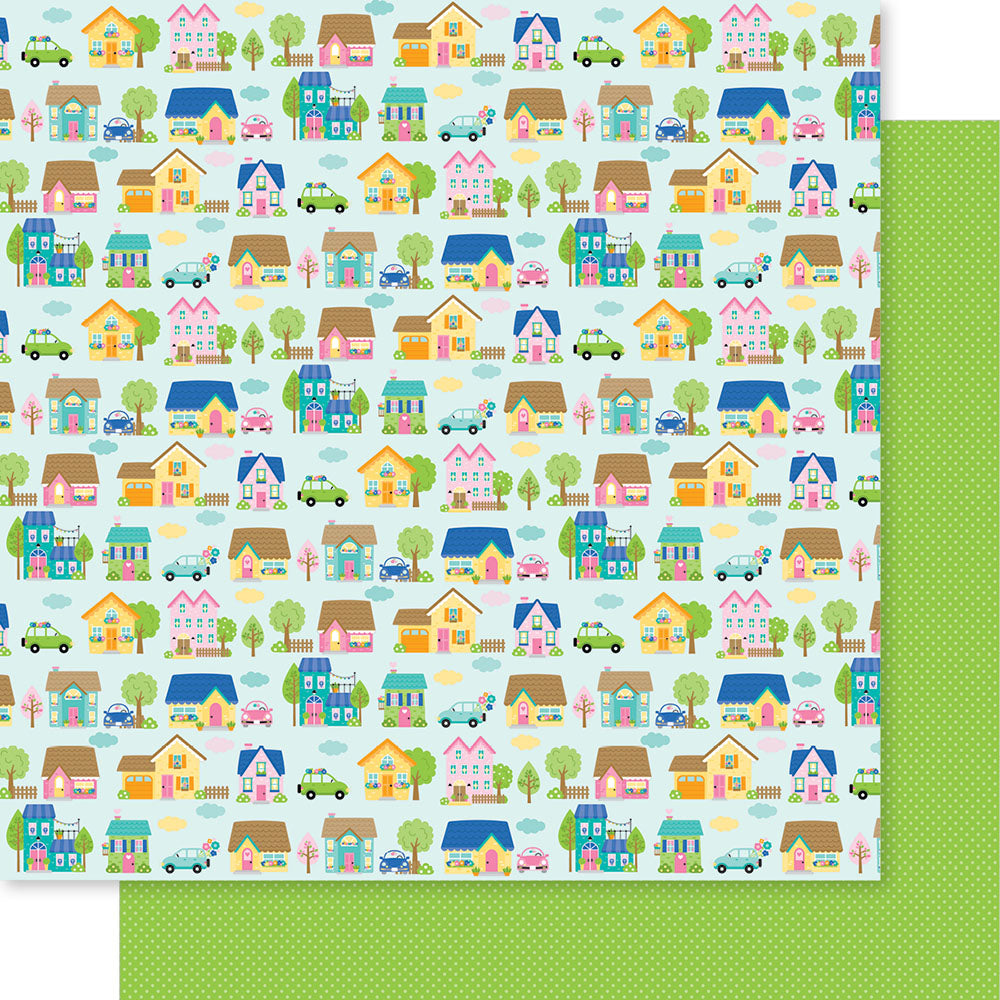 Bella Blvd LOVE GROWS HERE 12"X12" Scrapbook Paper