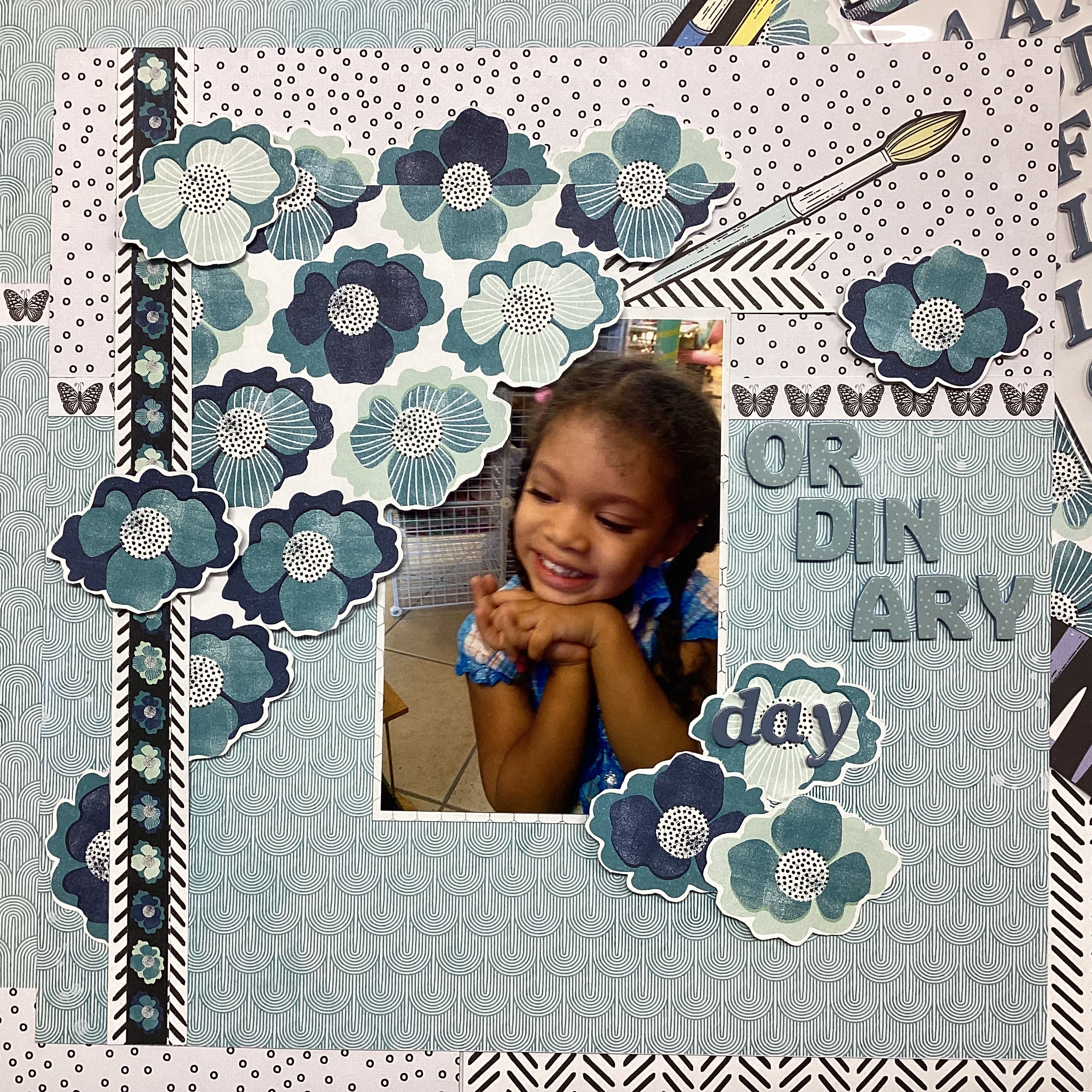 Thickers Pebbles SUNNY BLOOMS Foam Letter Stickers