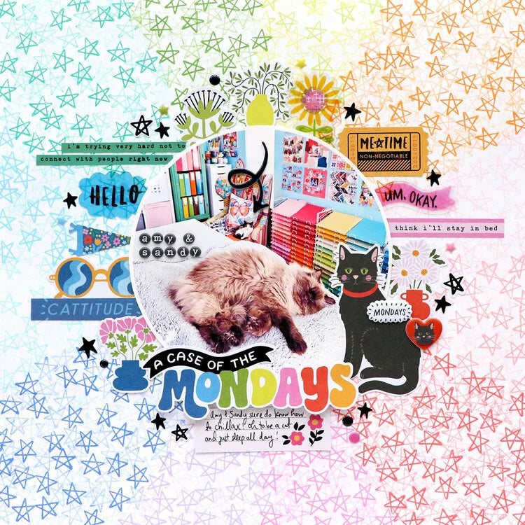 American Crafts WHATEVS 12”X12” Scrapbook Paper