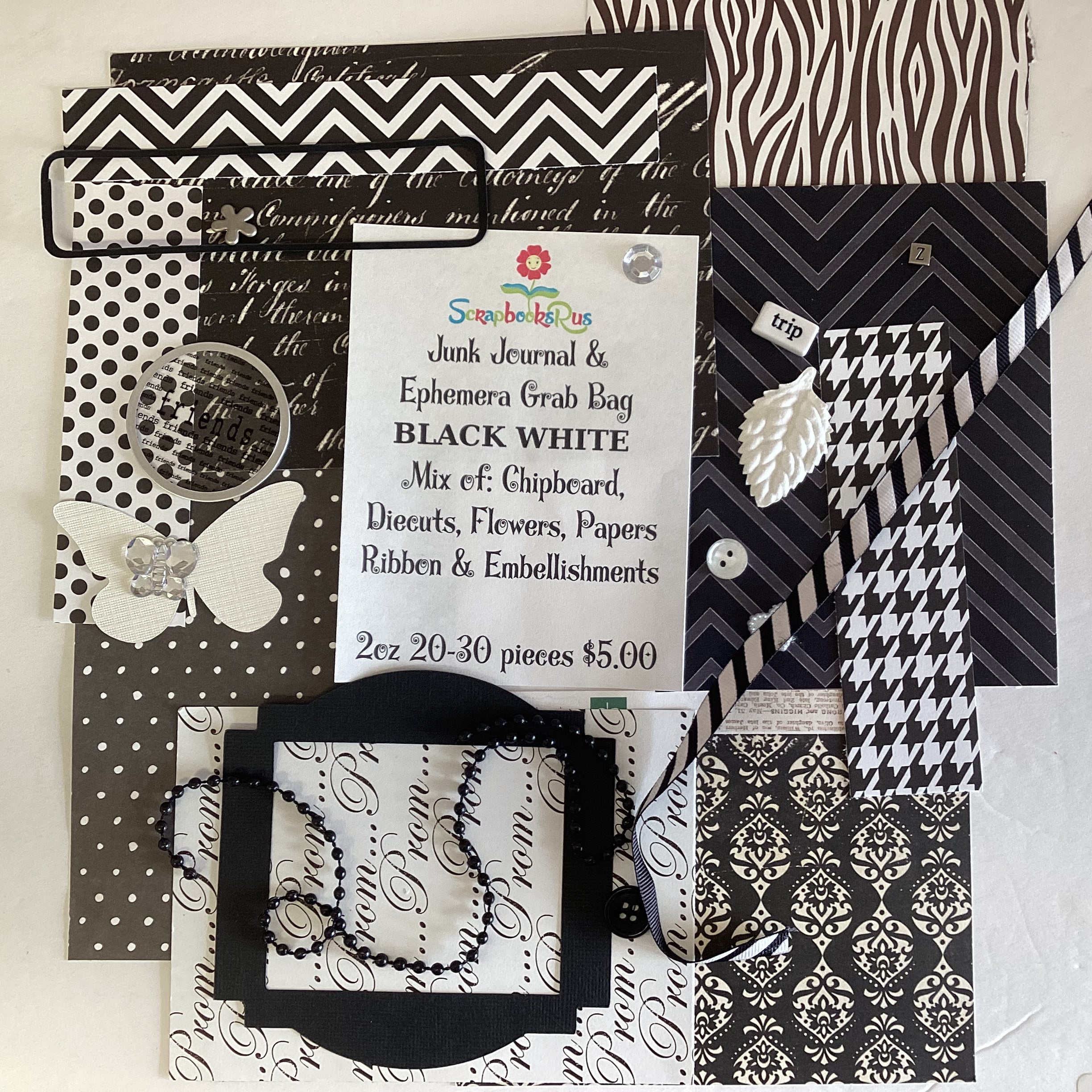 Junk Journal & Ephemera Grab Bag Themed