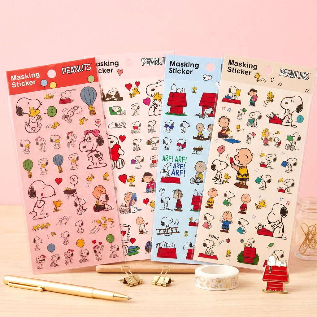 Peanuts SNOOPY Masking Stickers