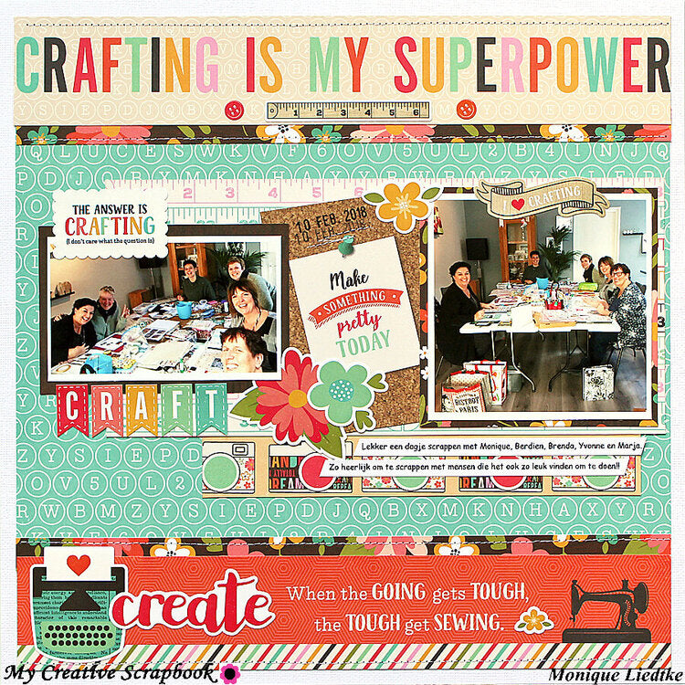 Echo Park I’D RATHER BE CRAFTING 12"x12" Scrapbook Collection Kit