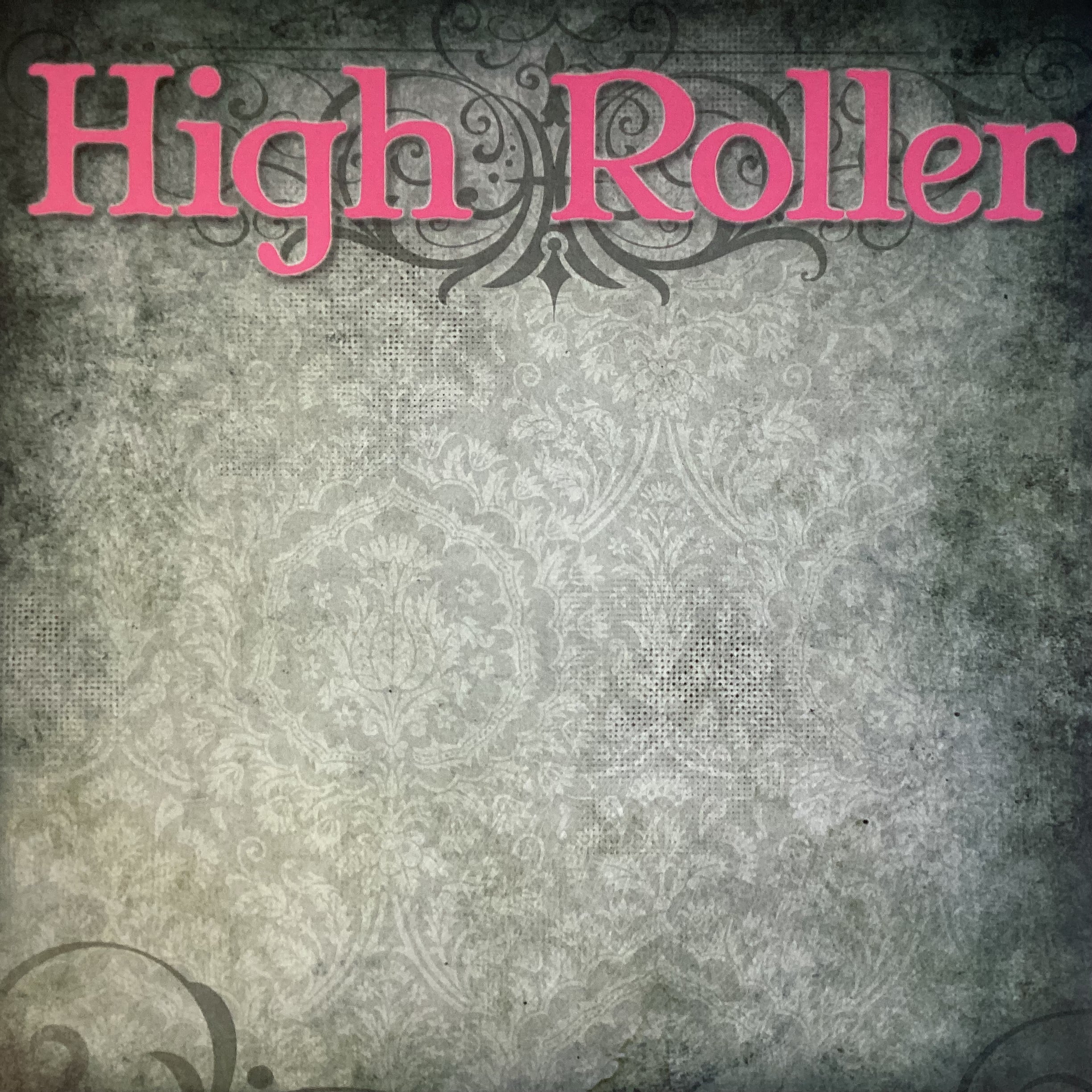 Old Antique HIGH ROLLER 12"X12" Las Vegas Paper LV