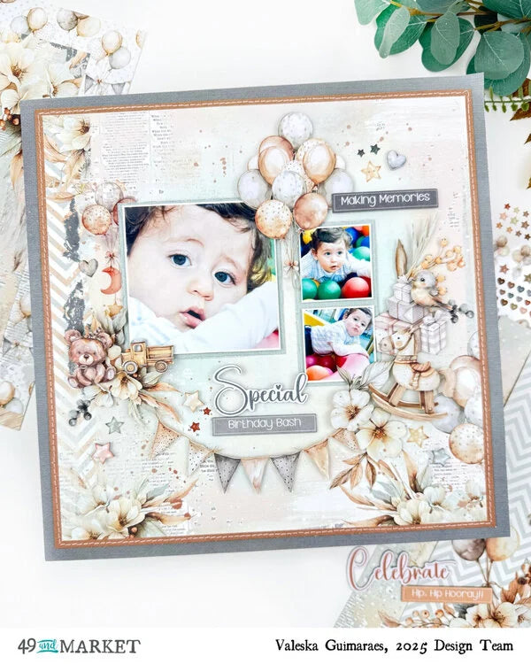 49 and Market LITTLE CELEBRATIONS DREAMERS 12X12 Solids Pack