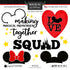 Scrapbook Customs MAGICAL STICKERS Squad 5pc