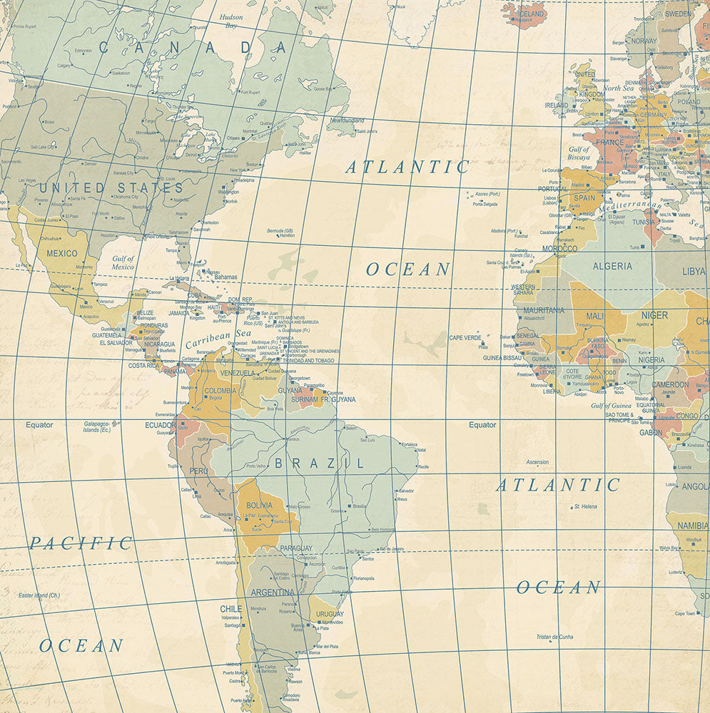 Photoplay Travelogue WANDERLUST 12X12 Scrapbook Paper