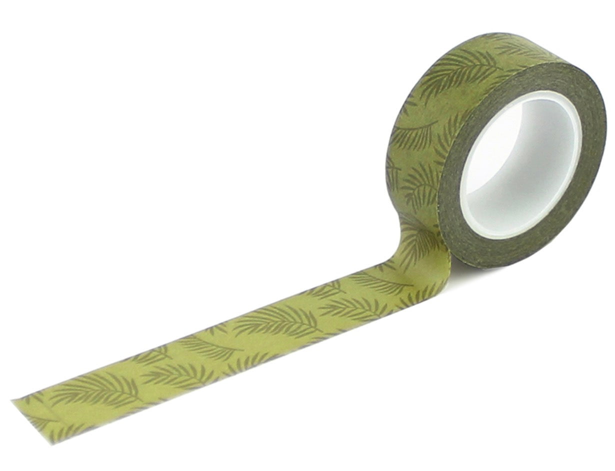 Echo Park Summer Vibes BREEZY LEAVES Washi Tape 30 Feet
