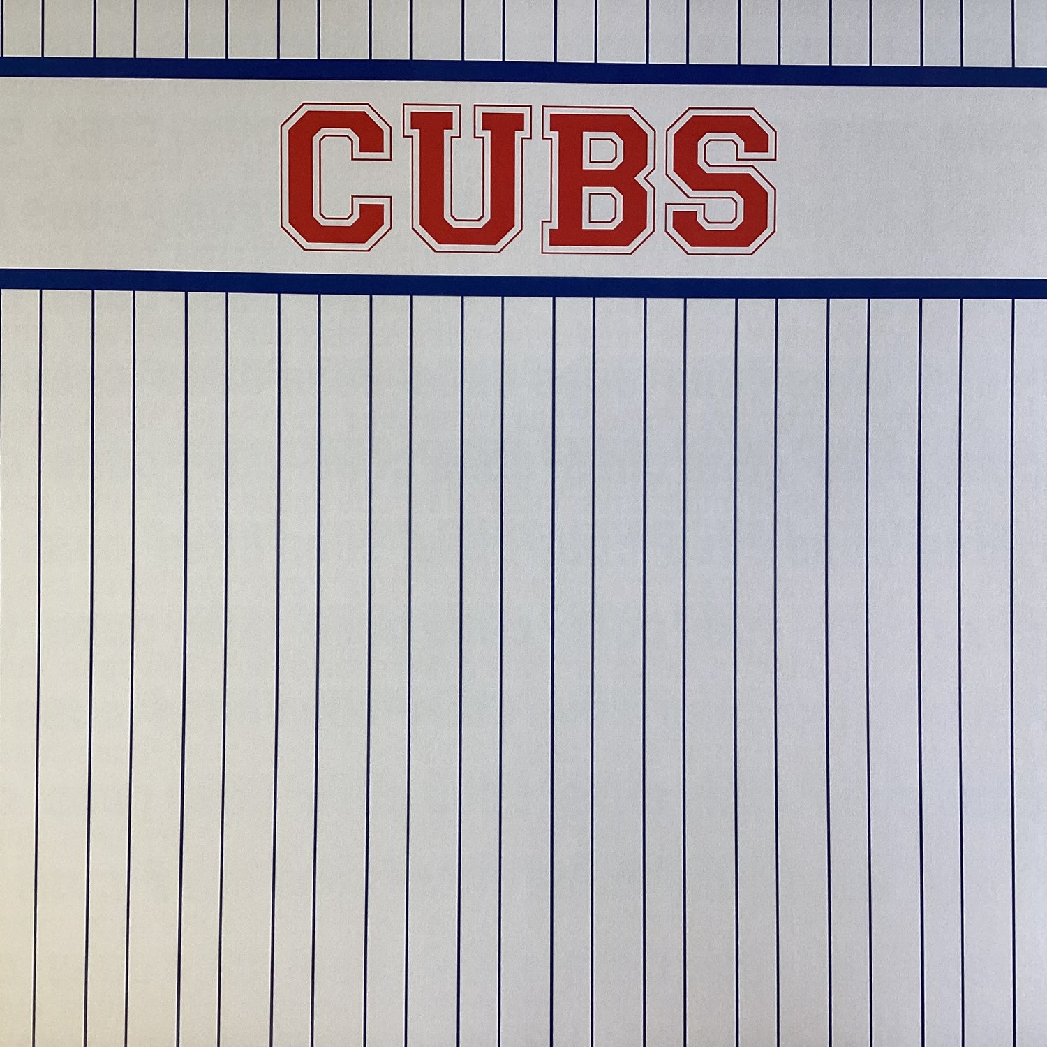 Scrapbooksrus CUBS BASEBALL 12"X12" Scrapbook Paper Kit 12 Sheets