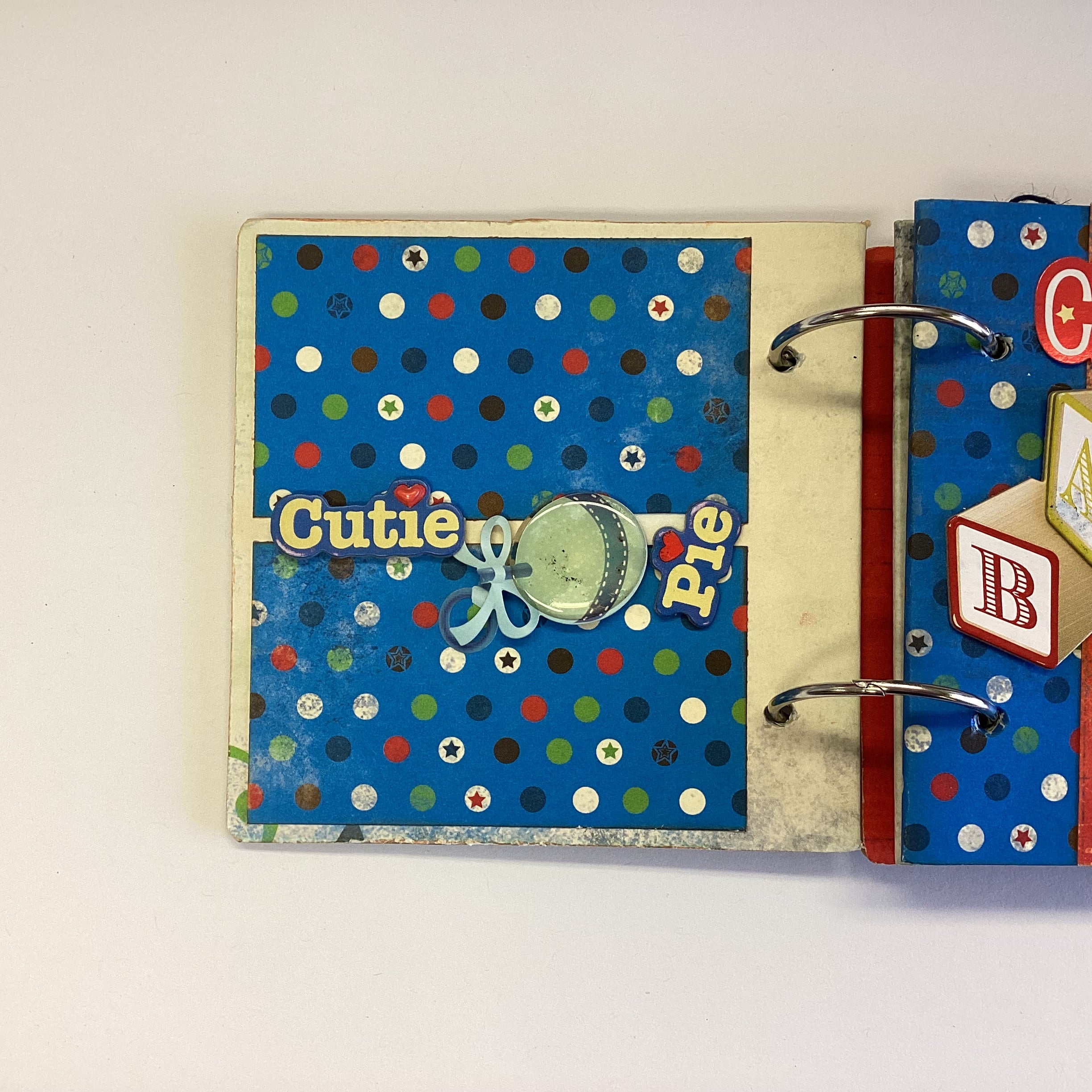 Premade BABY BOY Mini Chipboard Album