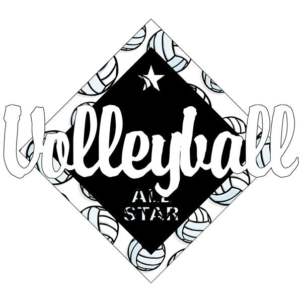 VOLLEYBALL ALL STAR Laser Cut 1pc Scrapbook Customs