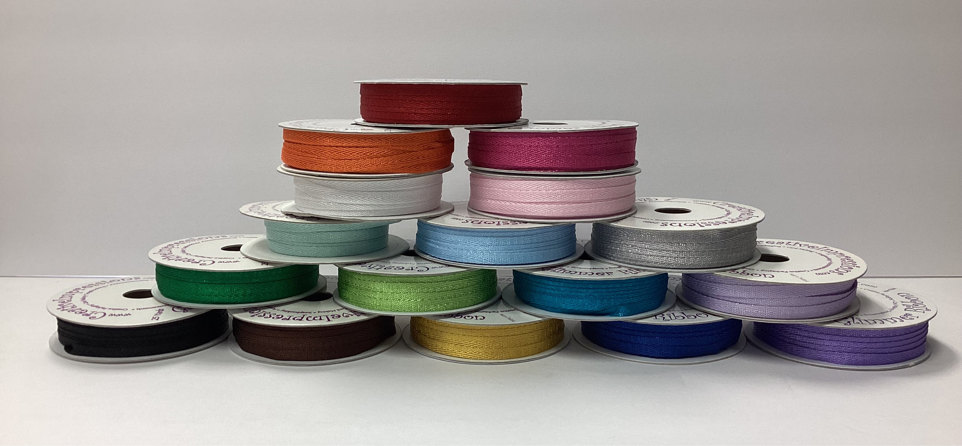 Creative Impressions 1/4” GLIMMER RIBBON 1 yard yd