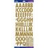 Sticko FUTURA REGULAR GLITTER Alphabet Stickers 112pc