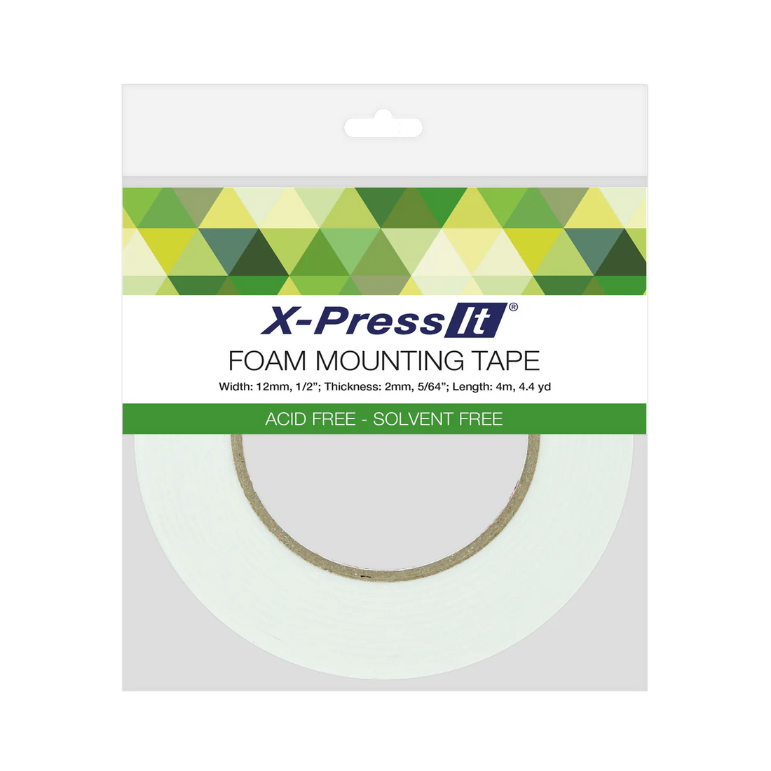 X-Press It TAPE 1/2" FOAM MOUNTING TAPE Double Sided 4.4yd