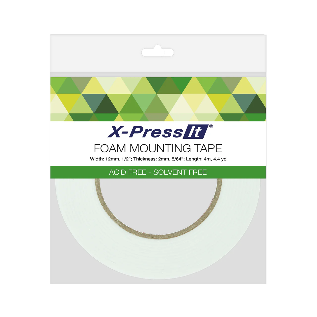 X-Press It TAPE 1/2" FOAM MOUNTING TAPE Double Sided 4.4yd
