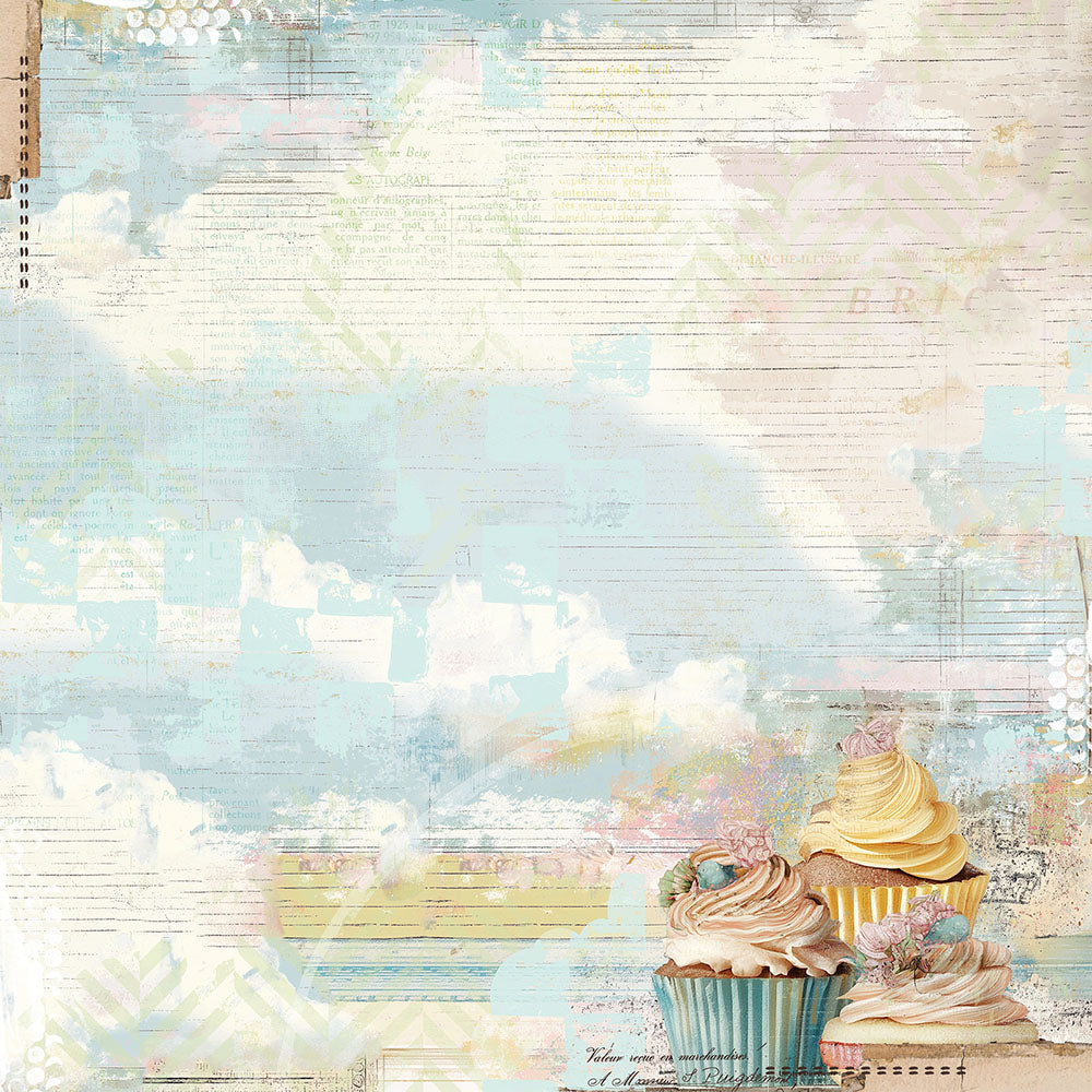 49 and Market GLIMMER GLEE CELEBRATE 12”X12” Scrapbook Paper