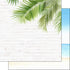 VACAY CORNER FRONT & BEACH RIGHT 12"X12" Scrapbook Paper