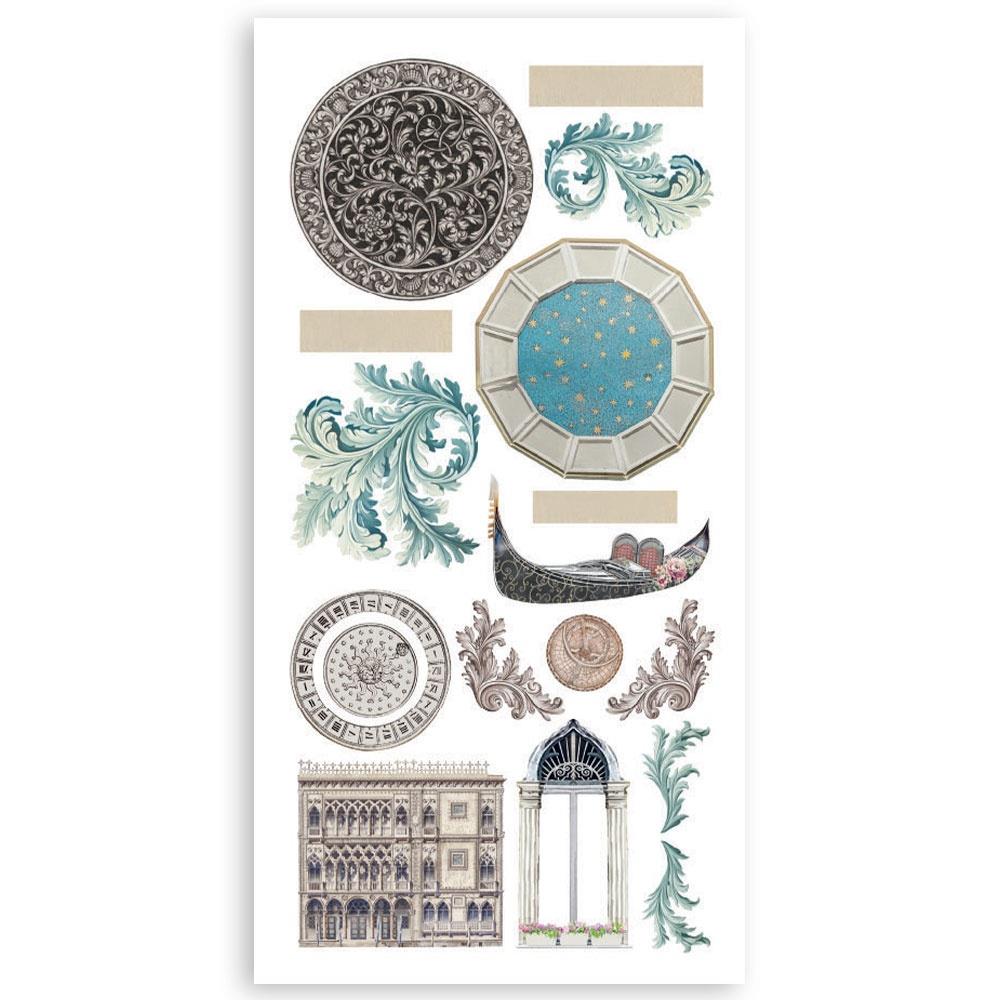 Stamperia VENICE CITY OF ART 6”X12” Paper Cutouts