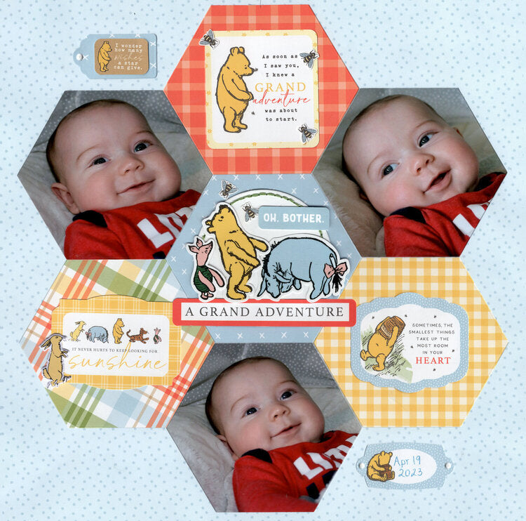 Echo Park WINNIE THE POOH COLLECTION KIT 12"x12" 13pc