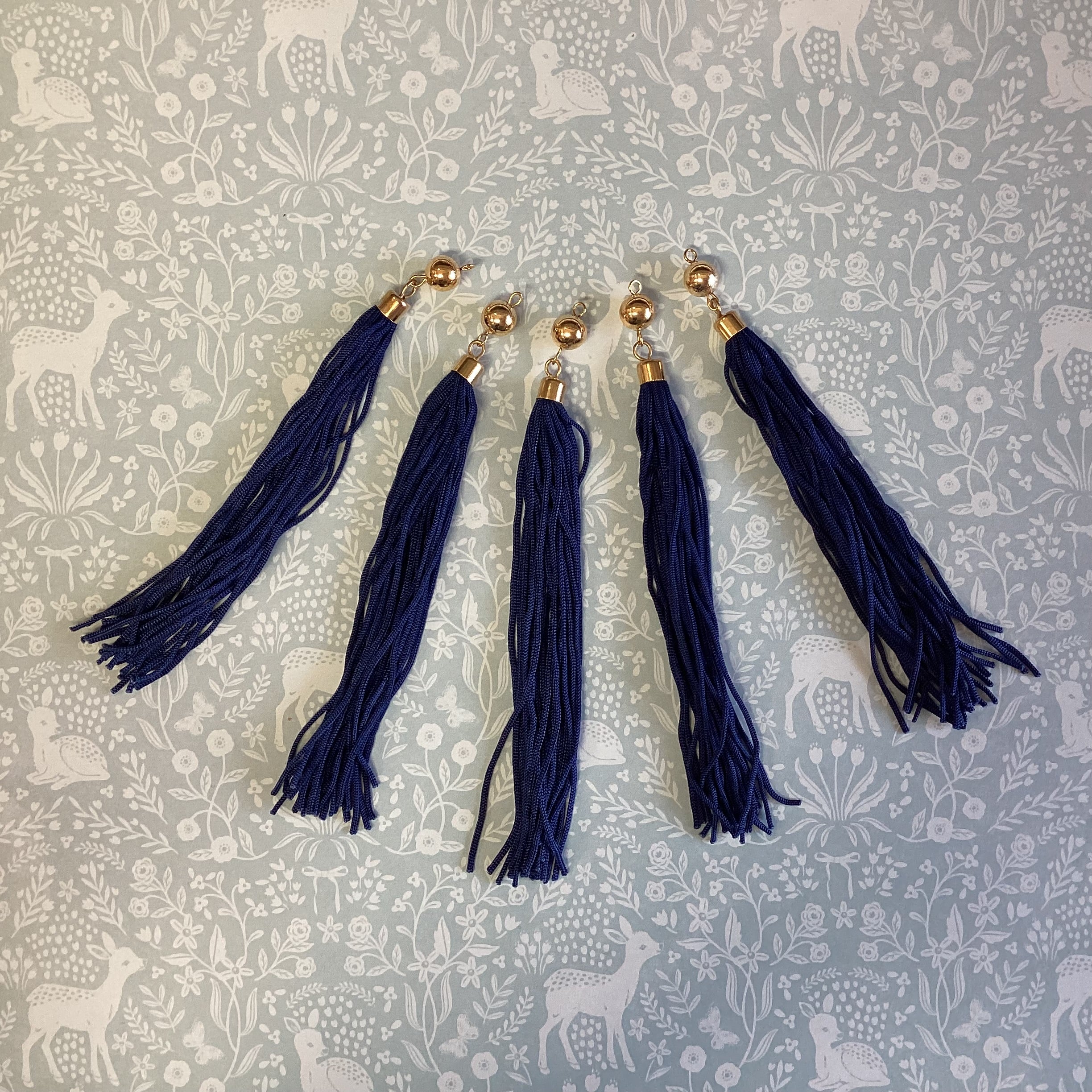 Scrapbooksrus DECORATIVE GOLD BALL TASSELS 5”