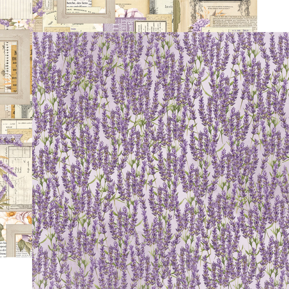 Simple Stories SIMPLE VINTAGE LAVENDER FIELDS 12"X12" Collection Kit