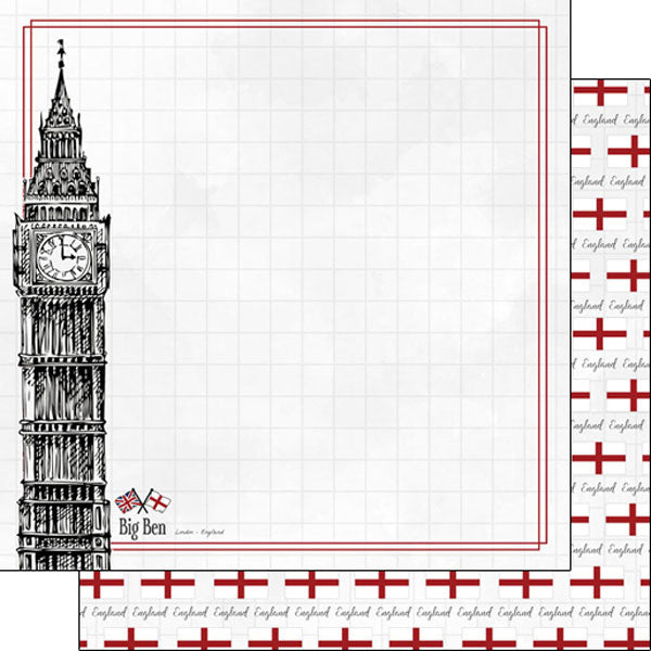 Scrapbooksrus LONDON BIG 12”X12” Scrapbook Kit