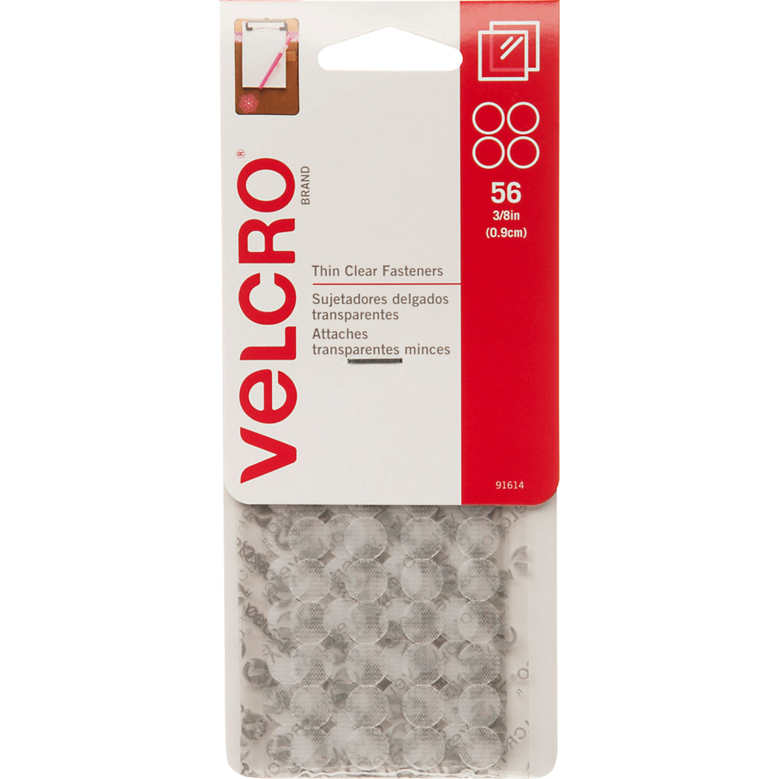 Velcro Brand THIN DOTS 3/8” Crafting Fasteners 56pc
