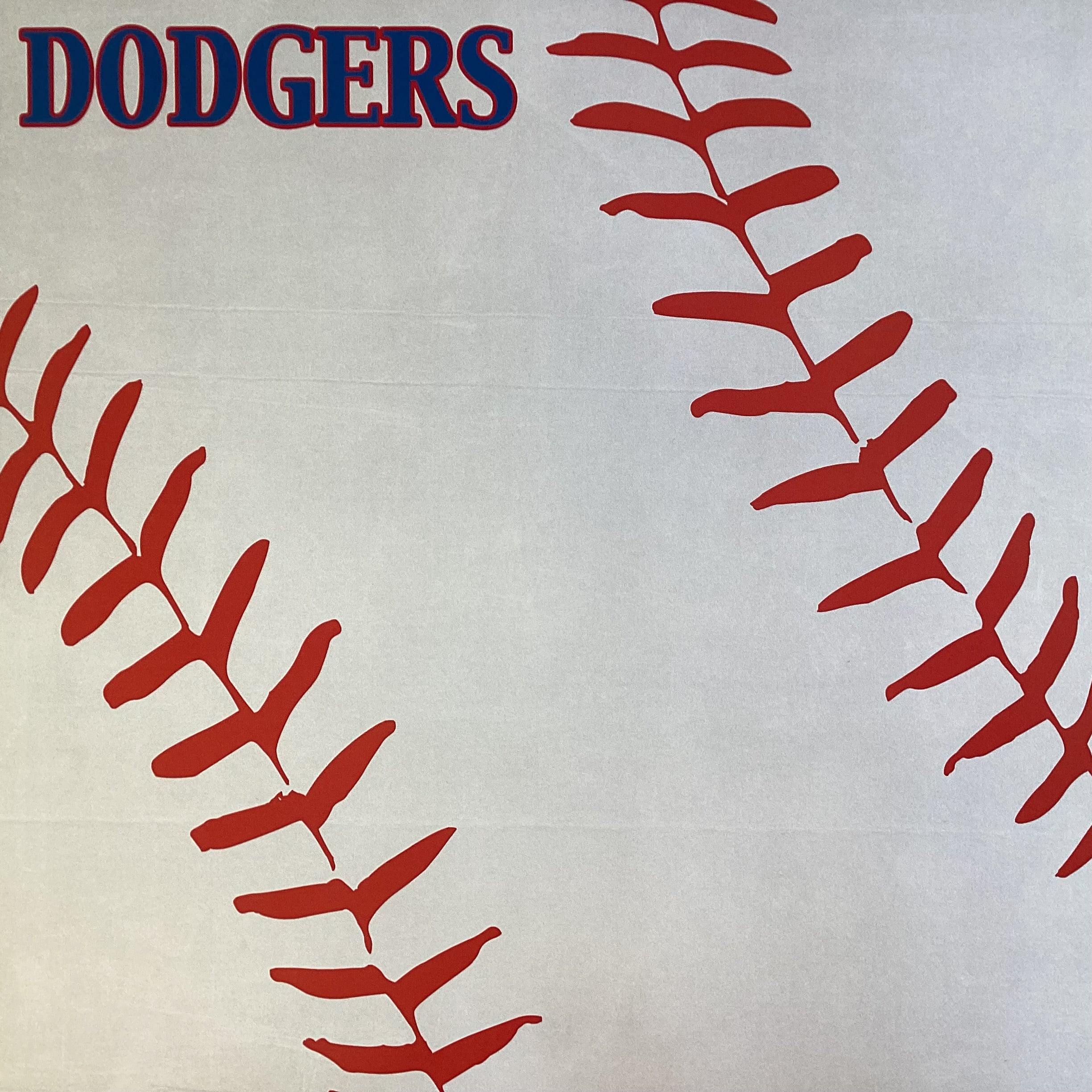 Scrapbooksrus DODGERS BASEBALL 12"X12" Scrapbook Paper Kit 12 Sheets