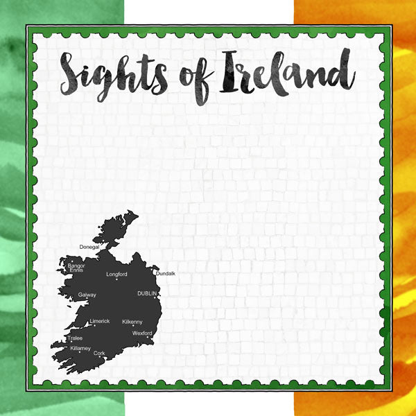 Scrapbooksrus IRELAND SIGHTS 12”X12” Scrapbook Kit