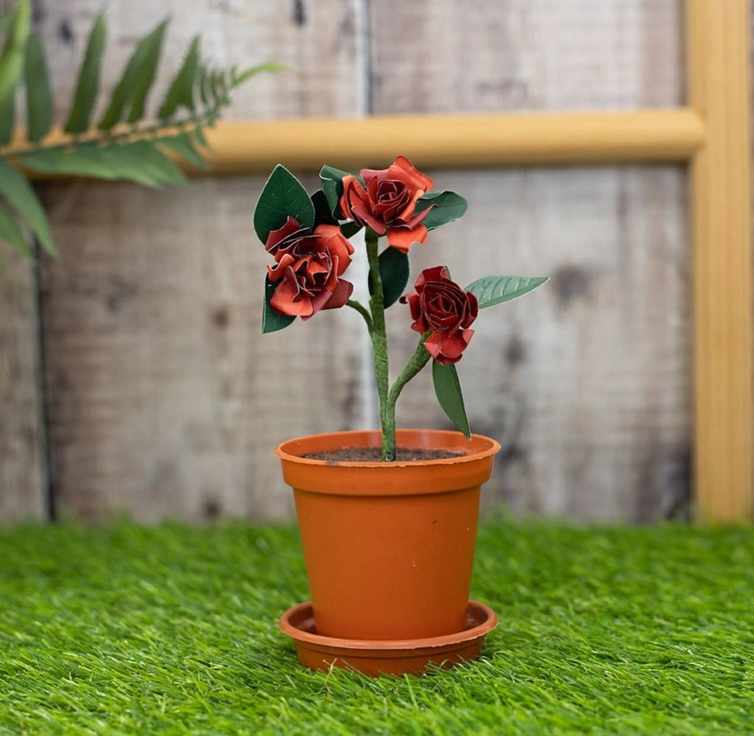 Crafter’s Companion Garden Florals TEA ROSE Quilling Flower Dies 4pc