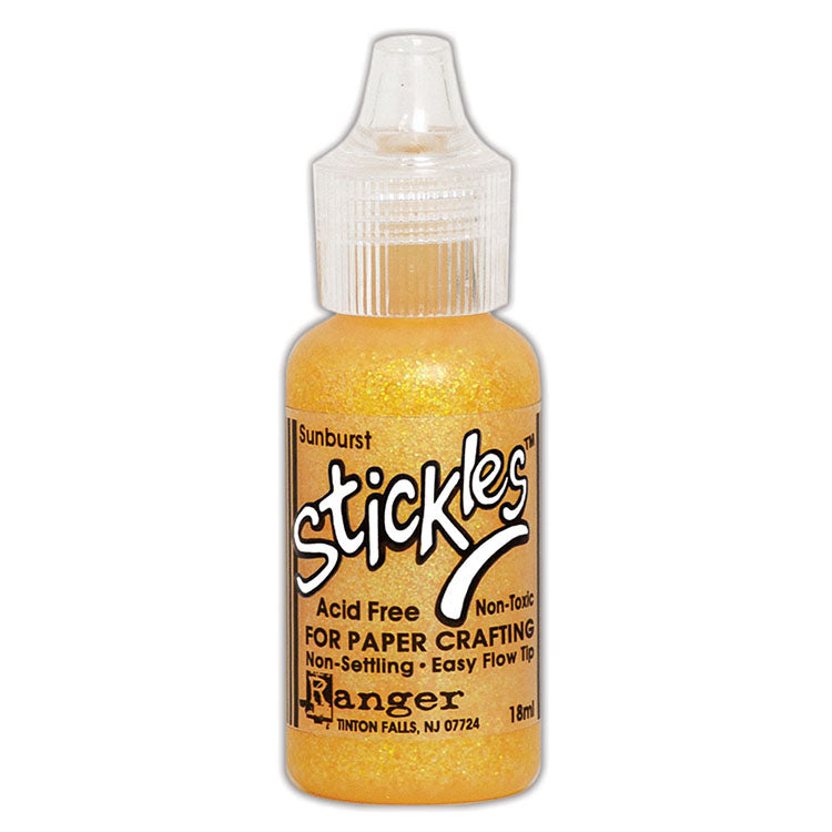 Ranger STICKLES YELLOWS & ORANGES .5oz Glitter Glue