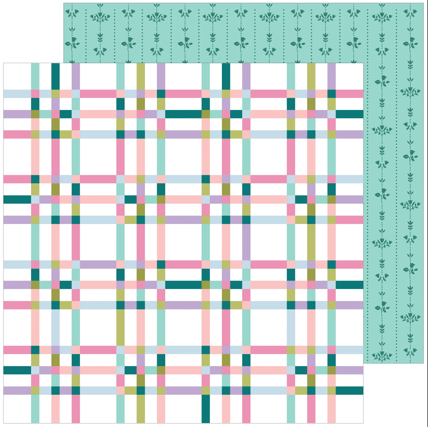 Pinkfresh Paige Evans LOVELY LANE 12”X12” Paper Pack