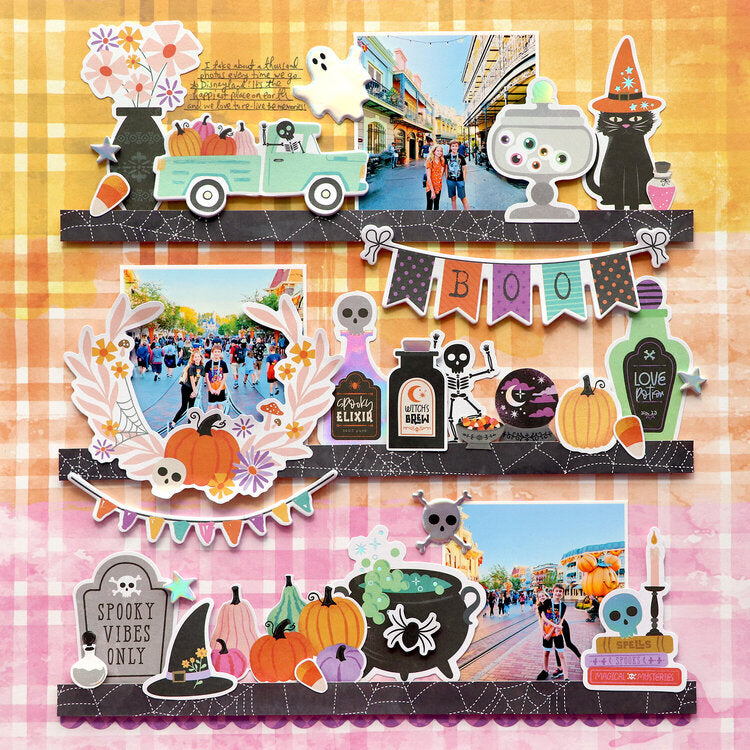 Paige Evans TRICKS & TREATS Puffy Stickers 60pc