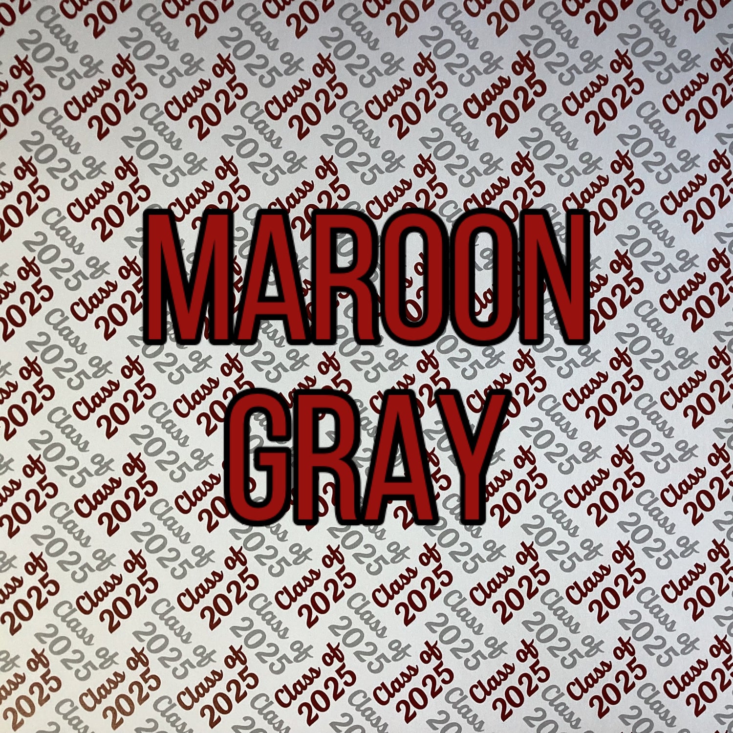 CLASS OF 2025 DIAGONAL 12"X12" Scrapbook Customs Paper