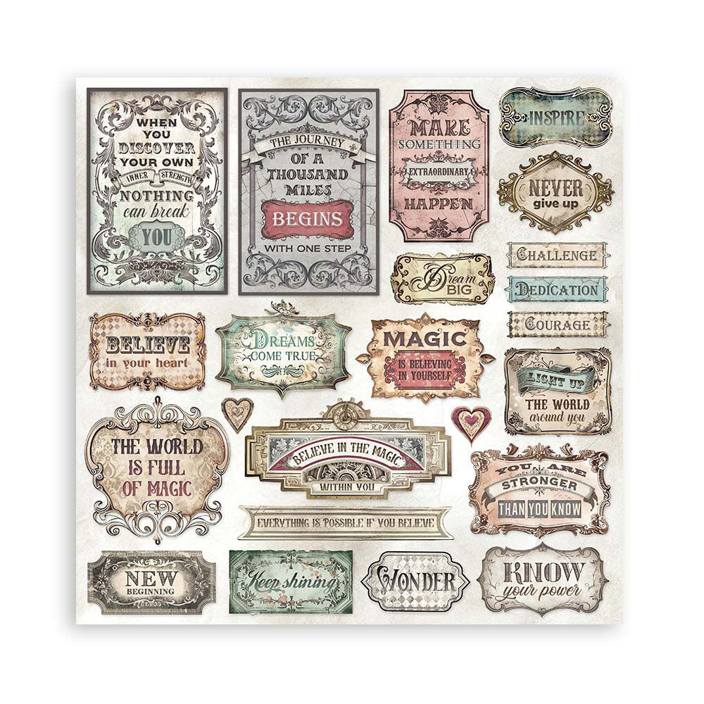 Stamperia MASTER OF MAGIC 12"X12" Scrapbook Paper Pack
