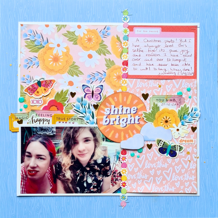 Shimelle Main Character Energy LOVE THIS 12"X12" Scrapbook Paper