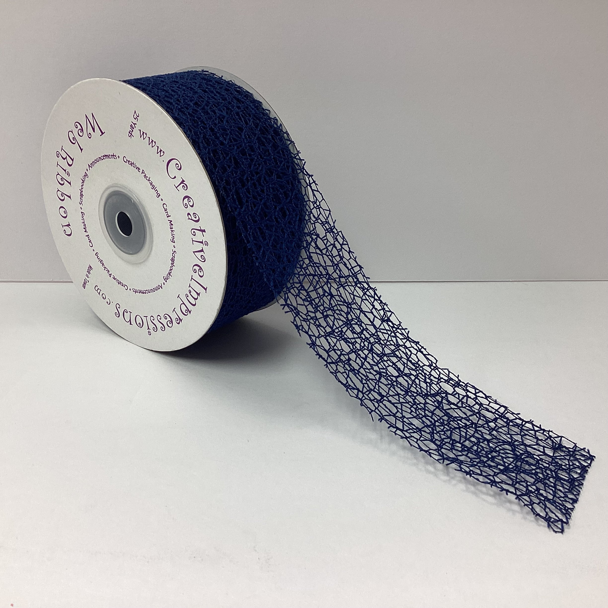 Creative Impressions 2" MESH WEB RIBBON 1 yard yd