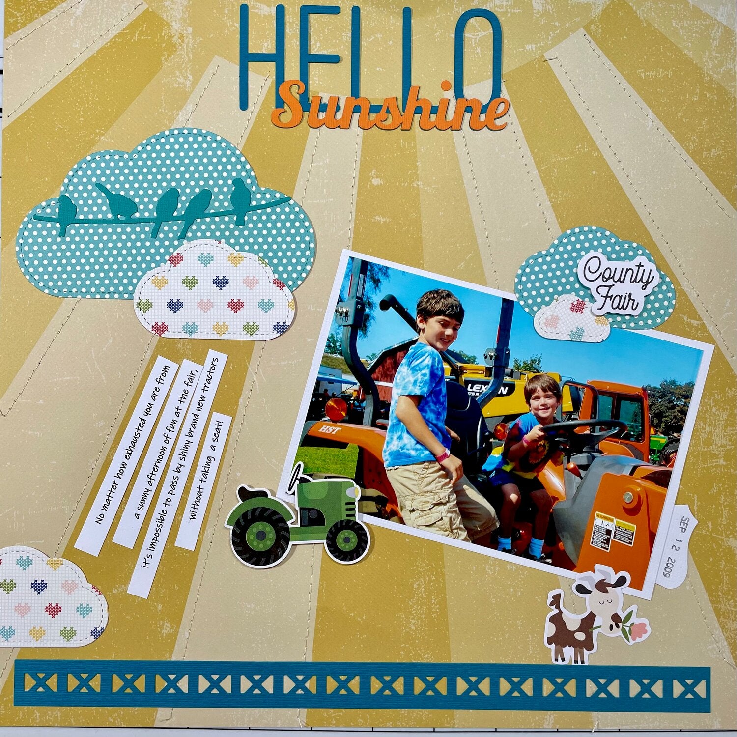 Heidi Swapp SET SAIL 12"X12" Scrapbook Paper