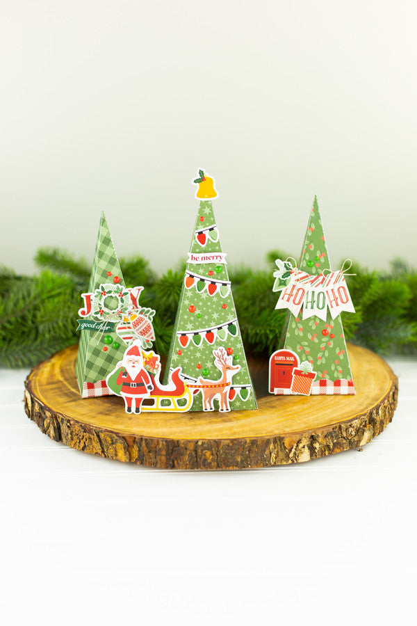 Echo Park SANTA CLAUSE LANE 12"X12" Element Stickers