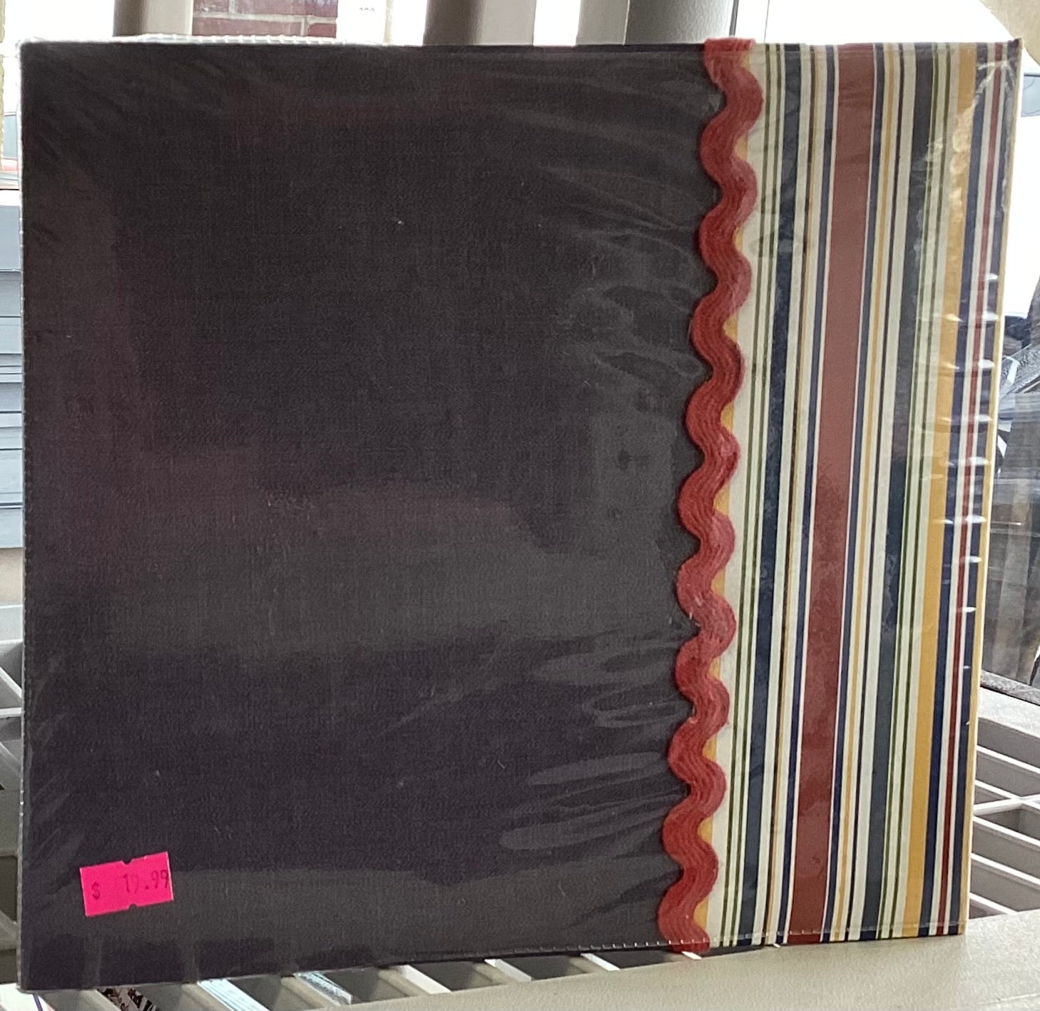 PREMADE ABC SCHOOL 8"X8” Postbound Scrapbook Album
