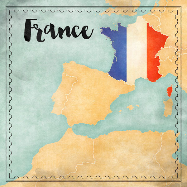 Scrapbooksrus FRANCE MEMORIES 12”X12” Scrapbook Kit
