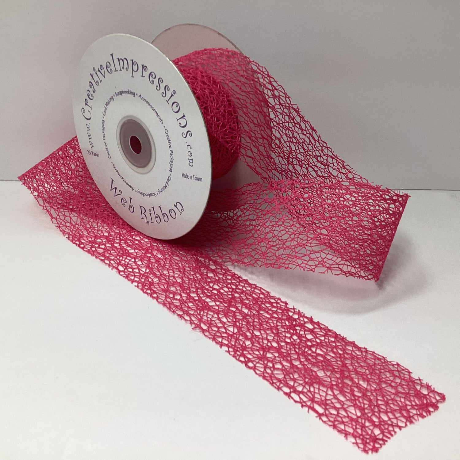 Creative Impressions 2" MESH WEB RIBBON 1 yard yd