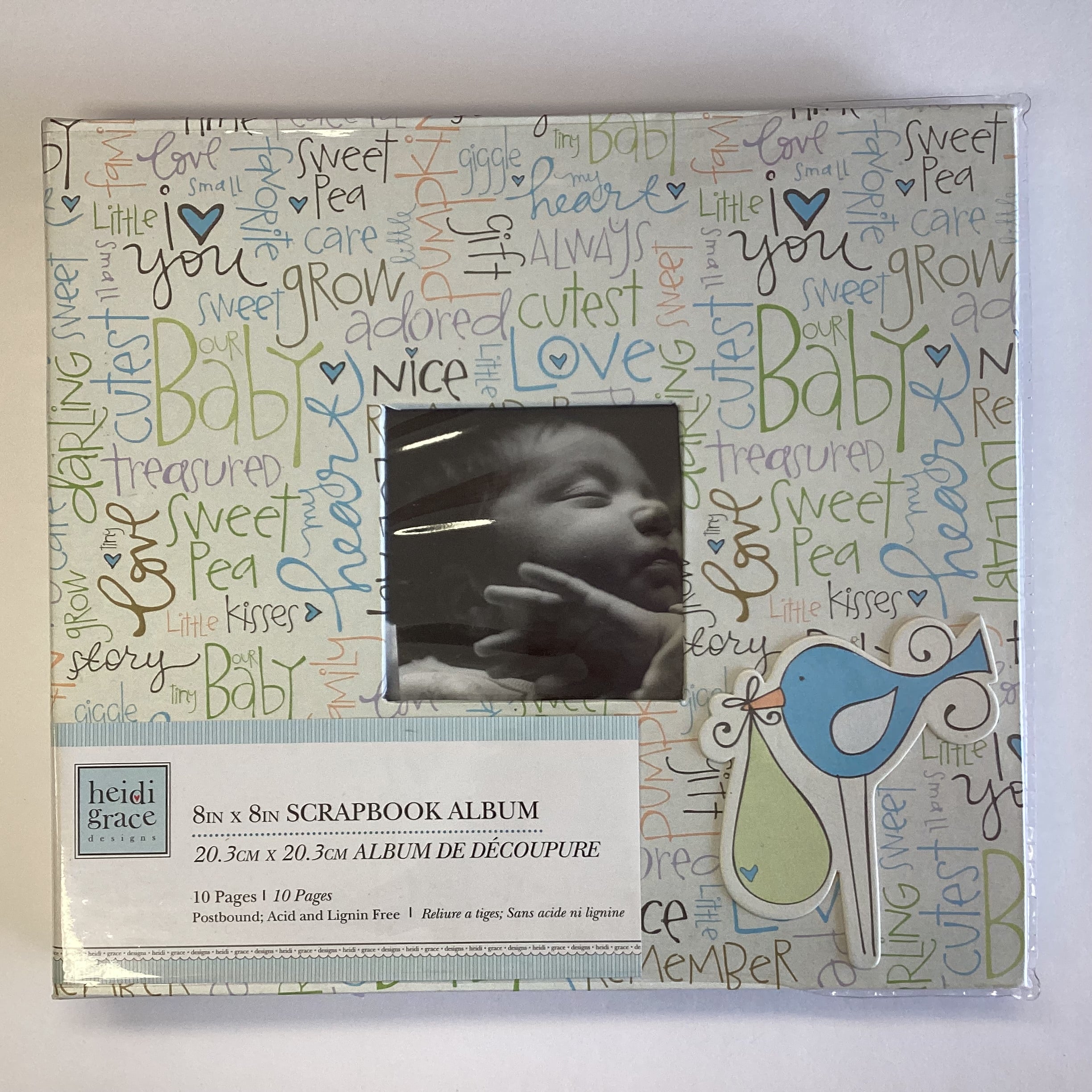 Heidi Grace BABY 8”X8” Scrapbook Album