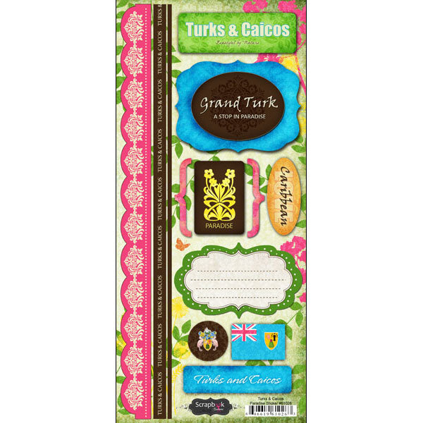 Scrapbooksrus GRAND TURKS AND CAICOS 12”X12” Scrapbook Kit