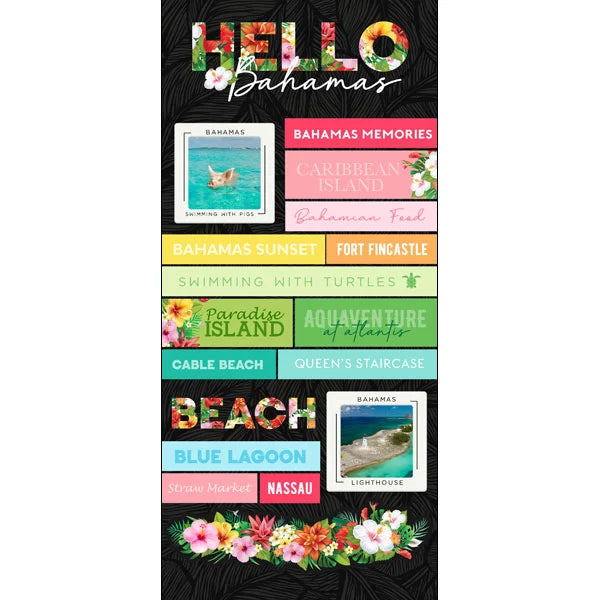 Scrapbooksrus BAHAMAS 12”X12” Scrapbook Kit