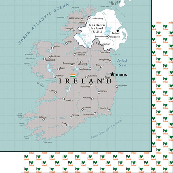 Scrapbooksrus IRELAND ADVENTURES 12”X12” Scrapbook Kit