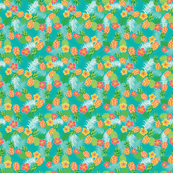 Scrapbook Customs HAWAII TROPICAL 12"X12" Scrapbook Paper