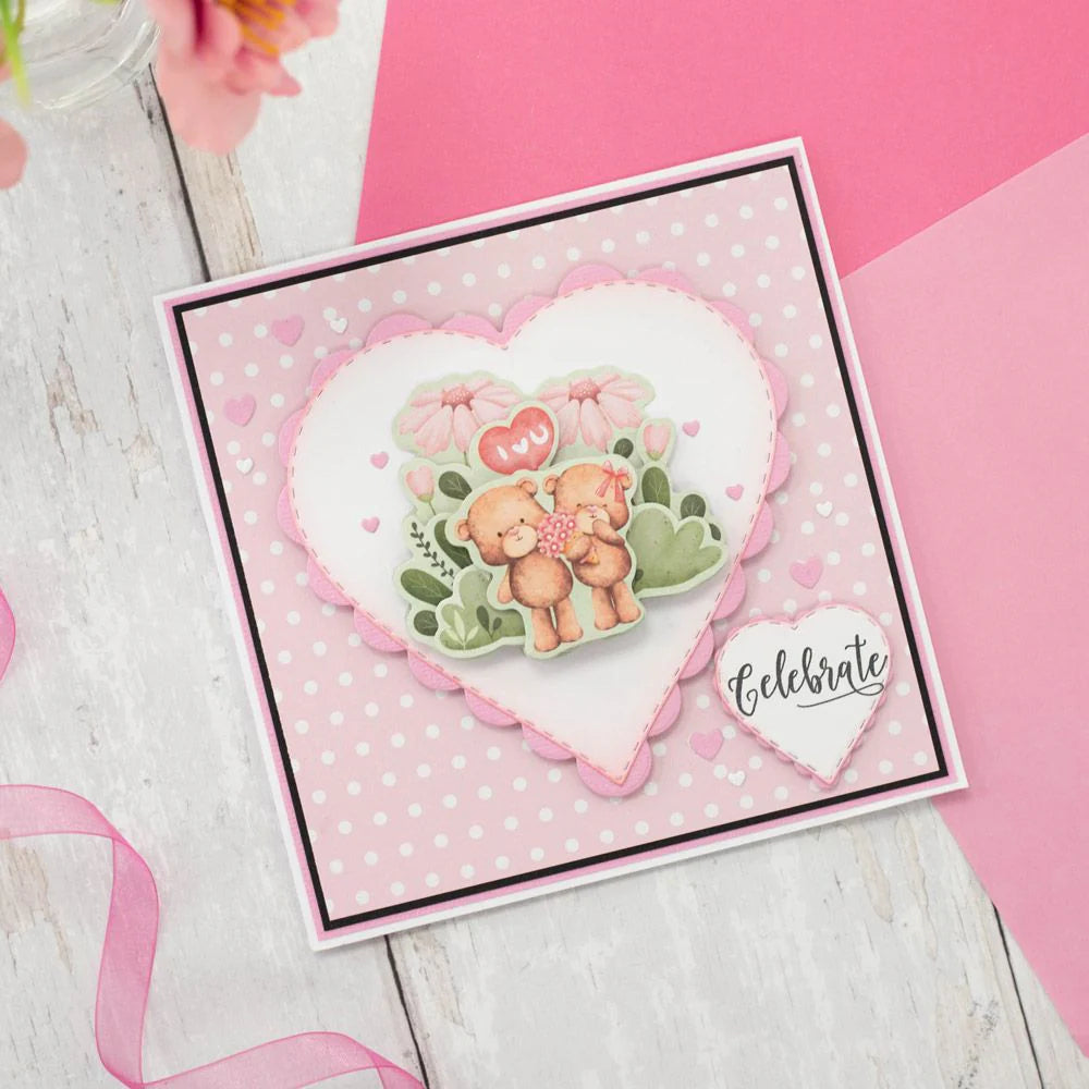Crafters Companion EVERYDAY CELEBRATIONS 9”X12” Die-Cut 3D Topper Pad